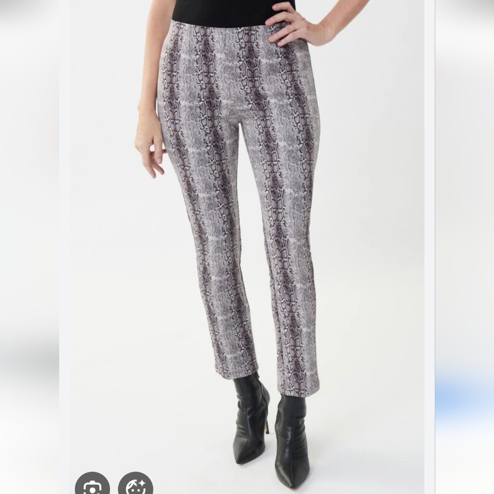 Joseph Ribkoff Snake Print Pants Size 8